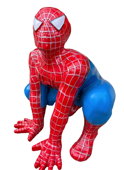 STATUE SPIDERMAN 60CM ROUGE