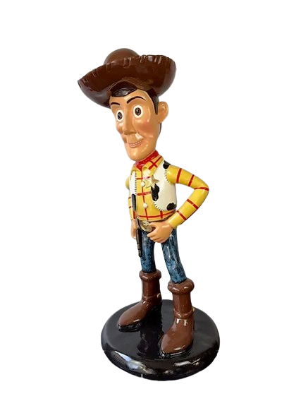 STATUE WOODY TOY STORY 100CM NATUREL