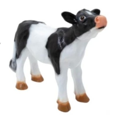 Statue Veau - 70cm - Naturel