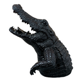 Statue CROCODILE 50cm - Noir