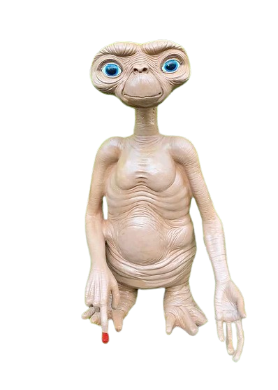 STATUE E.T 80CM NATURE