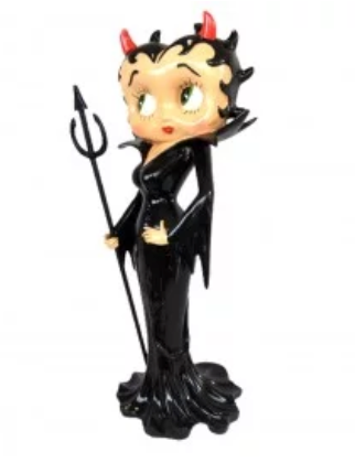 Betty Boop : Statuette résine : Betty Boop en robe de soirée Betty Boop : Statuette résine : Betty Boop en robe de soirée