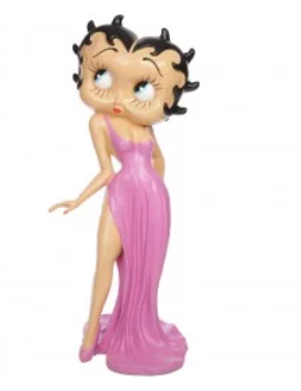 Statue en résine Betty Boop mains jointes robe blanche 86 cm | Prin Statue en résine Betty Boop mains jointes robe blanche 86 cm | Prin