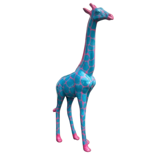 Statue Girafe Premium Decoration - 210cm - Ecaille Bleue