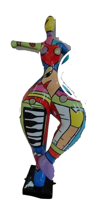 Statue Femme Nana Oeuvre Resine - 135cm - Urban