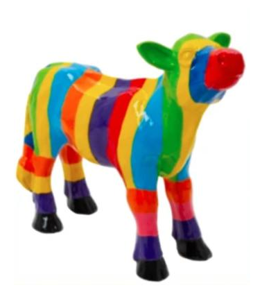 Statue Veau - 70cm - Candy