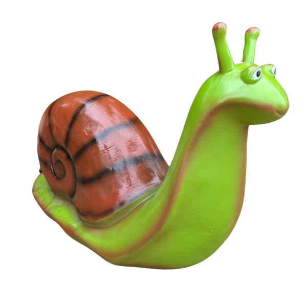 Statue Escargot Premium Decoration - 100cm - Naturel