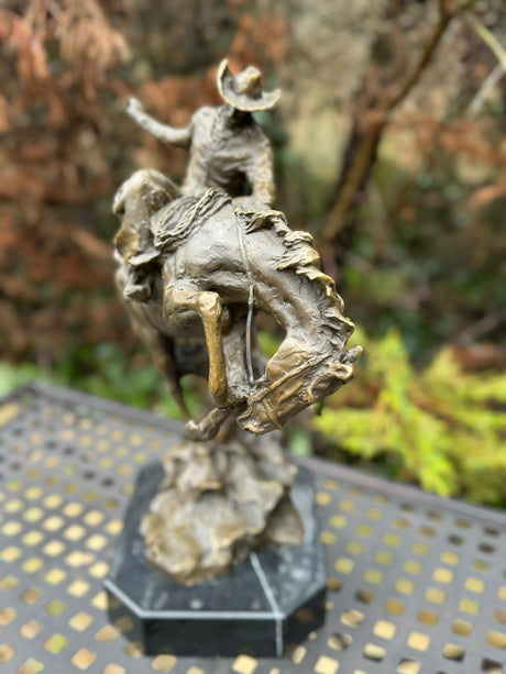 Sculpture Dompteur de Chevaux 40cm Bronze