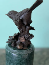 Sculpture Colombe 30cm Bronze