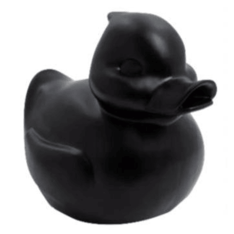 Statue Canard Animaux Resine - 65cm - Noir - ANIMAUX-RESINE.FR