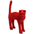 Statue Chat Animaux Resine - 105cm - Rouge - ANIMAUX-RESINE.FR