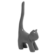 Statue Chat Animaux Resine - 30cm - Gris - ANIMAUX-RESINE.FR