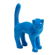 Statue Chat Animaux Resine - 45cm - Bleu - ANIMAUX-RESINE.FR