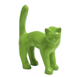 Statue Chat Animaux Resine - 45cm - Vert Pomme - ANIMAUX-RESINE.FR