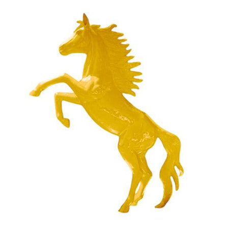 Statue Cheval Animaux Resine - 305cm - Jaune - ANIMAUX-RESINE.FR