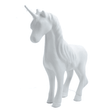 Statue Cheval Licorne Animaux Resine - 50cm - Blanc - ANIMAUX-RESINE.FR