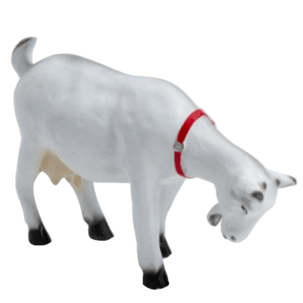 Statue Chevre Animaux Resine - 95cm - Blanc - ANIMAUX-RESINE.FR