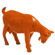 Statue Chevre Animaux Resine - 95cm - Orange - ANIMAUX-RESINE.FR