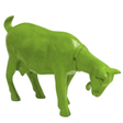 Statue Chevre Animaux Resine - 95cm - Vert Pomme - ANIMAUX-RESINE.FR