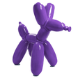 Statue Chien Ballon Animaux Resine - 120cm - Violet - ANIMAUX-RESINE.FR