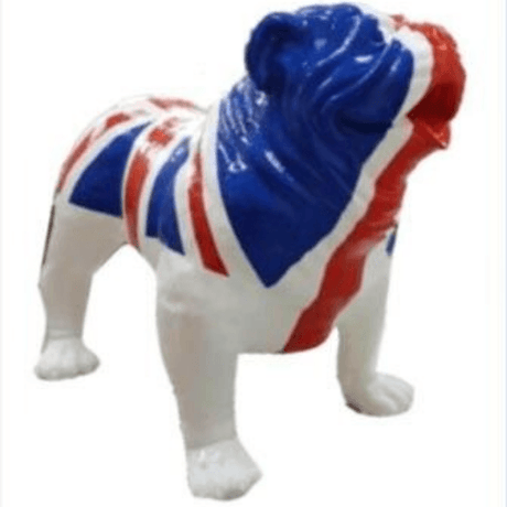 Statue Chien Bouledogue Anglais Animaux Resine - 60cm - Angleterre - ANIMAUX-RESINE.FR