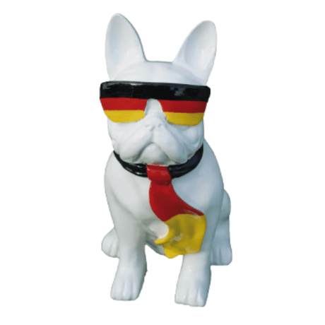 Statue Chien Bouledogue Francais Animaux Resine - 120cm - Allemagne - ANIMAUX-RESINE.FR