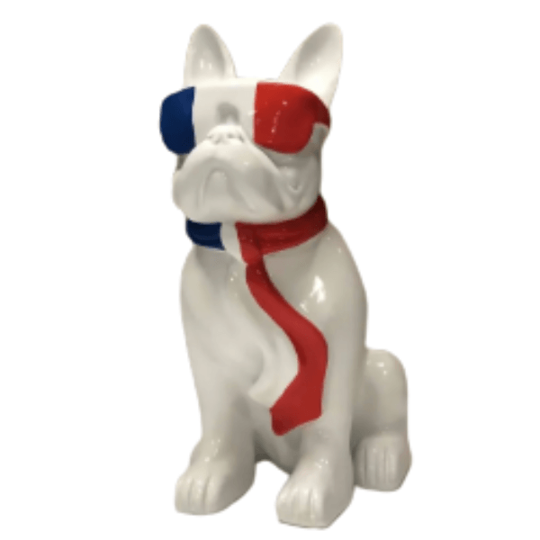 Statue Chien Bouledogue Francais Animaux Resine - 120cm - France - ANIMAUX-RESINE.FR