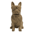 Statue Chien Bouledogue Francais Animaux Resine - 120cm - Marron - ANIMAUX-RESINE.FR