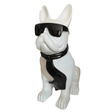 Statue Chien Bouledogue Francais Animaux Resine - 80cm - Blanc & Noir - ANIMAUX-RESINE.FR