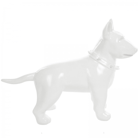 Statue Chien Bull Terrier Animaux Resine - 60cm - Blanc - ANIMAUX-RESINE.FR