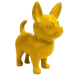 Statue Chien Chihuahua Animaux Resine - 170cm - Jaune - ANIMAUX-RESINE.FR