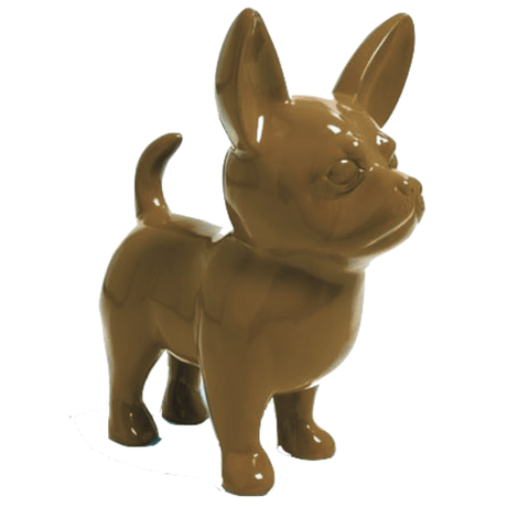 Statue Chien Chihuahua Animaux Resine - 170cm - Marron - ANIMAUX-RESINE.FR