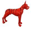 Statue Chien Dogue Allemand Animaux Resine - 120cm - Coulure Noir - ANIMAUX-RESINE.FR