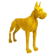 Statue Chien Dogue Allemand Animaux Resine - 120cm - Jaune - ANIMAUX-RESINE.FR