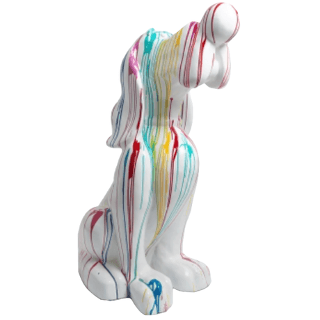 Statue Chien Snoopy Animaux Resine - 160cm - Multi Coulure Blanc - ANIMAUX-RESINE.FR