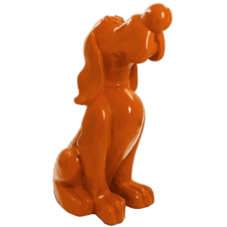 Statue Chien Snoopy Animaux Resine - 160cm - Orange - ANIMAUX-RESINE.FR