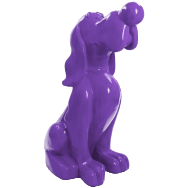 Statue Chien Snoopy Animaux Resine - 160cm - Violet - ANIMAUX-RESINE.FR