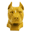 Statue Chien Staff Bull Animaux Resine - 35cm - Jaune - ANIMAUX-RESINE.FR