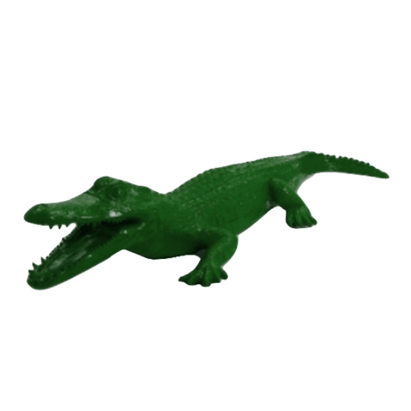 Statue Crocodile Animaux Resine - 215cm - Vert - ANIMAUX-RESINE.FR