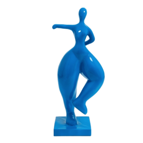 Statue Femme Nana Oeuvre Resine - 135cm - Bleu - ANIMAUX-RESINE.FR