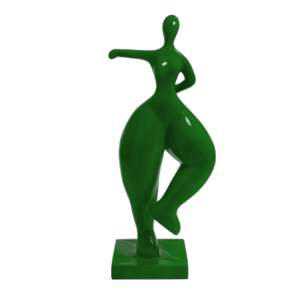 Statue Femme Nana Oeuvre Resine - 135cm - Vert - ANIMAUX-RESINE.FR