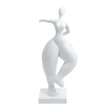 Statue Femme Nana Oeuvre Resine - 85cm - Blanc - ANIMAUX-RESINE.FR