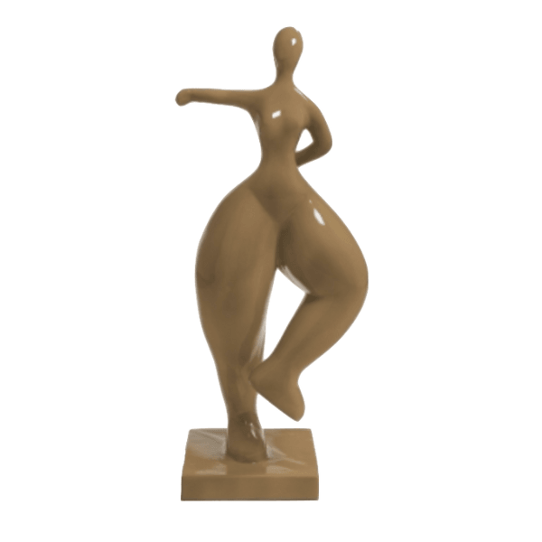 Statue Femme Nana Oeuvre Resine - 85cm - Marron - ANIMAUX-RESINE.FR