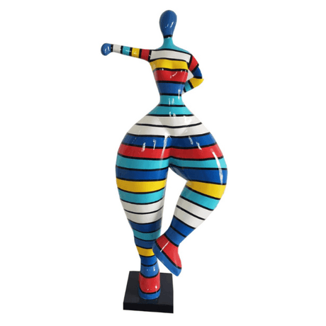 Statue Femme Nana Oeuvre Resine - 85cm - Schtroumpf - ANIMAUX-RESINE.FR