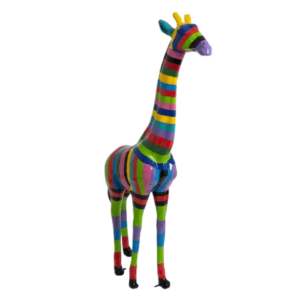 Statue Girafe Animaux Resine - 210cm - Berlingot - ANIMAUX-RESINE.FR