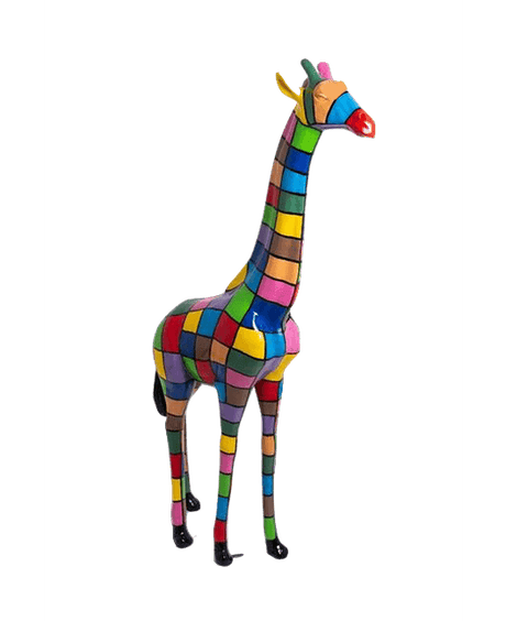 Statue Girafe Animaux Resine - 210cm - Dragibus - ANIMAUX-RESINE.FR