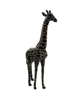 Statue Girafe Animaux Resine - 210cm - Ecaille dorée - ANIMAUX-RESINE.FR