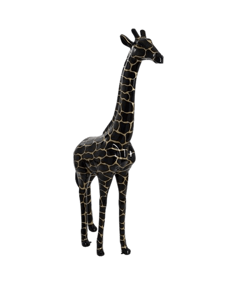 Statue Girafe Animaux Resine - 210cm - Ecaille dorée - ANIMAUX-RESINE.FR