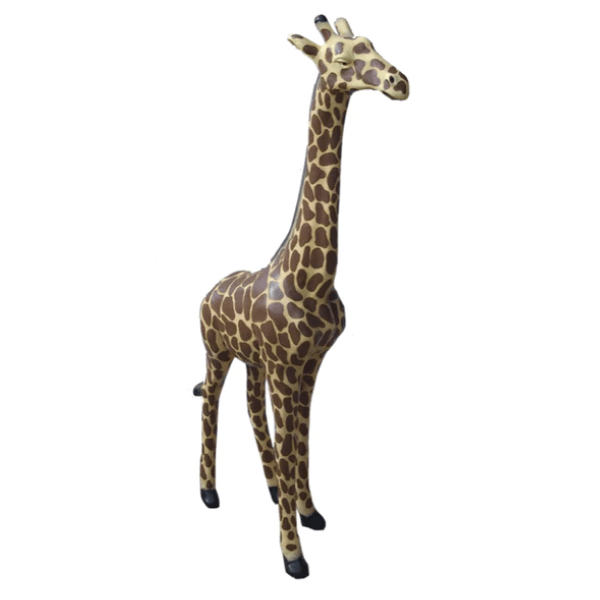 Statue Girafe Animaux Resine - 210cm - Naturel - ANIMAUX-RESINE.FR