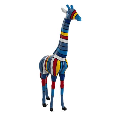 Statue Girafe Animaux Resine - 210cm - Schtroumpf - ANIMAUX-RESINE.FR